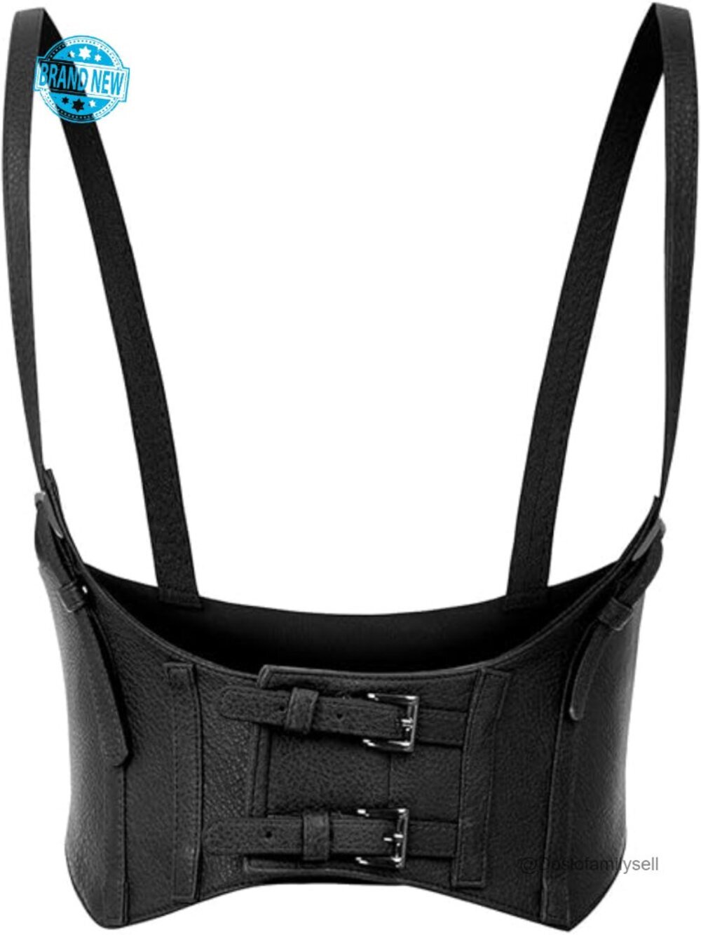 Faux Leather Underbust Corset Waist Belt Steampunk Cosplay